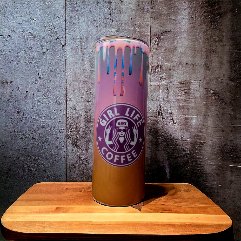 New. 20oz. Girl Life Tumbler